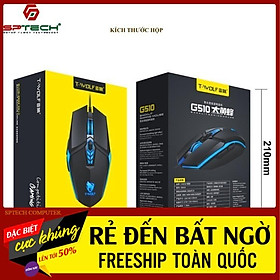 Chuột Gaming Dây T-Wolf G510 - Hàng Chính Hãng