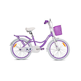 Xe đạp trẻ em Thống Nhất Kitten TE20 (Dành cho bé từ 5 đến 10 tuổi) - Tím trắng