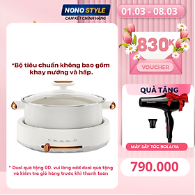 Mua  Nhập CECAMP30KD1 giảm 30K  Nồi Lẩu Điện Đa Năng Nonostyle DRG-J50E (5L) - Hàng Chính Hãng