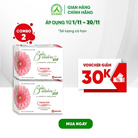 Combo 2 hộp viên Uống Trắng Da Bảo Xuân Skin - Hỗ Trợ Làm Đẹp