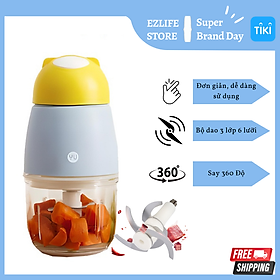 Mua Máy Xay Thịt Thực Phẩm Đa Năng Bear QSJ-B02U2 Dung Tích 600ML  - Hàng Chính Hãng