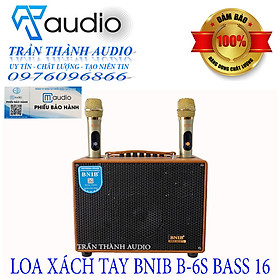 Mua Loa xách tay Model BNIB-B6S bass 16 hàng chính hãng CMAUDIO nhập khẩu 2023 tặng bộ sạc pin và 4 pin tiểu 1200mah
