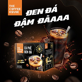 [MUA 3 TẶNG 1] Hộp cà phê đen đá The Coffee House (Hộp 14 gói x 16 g)