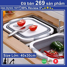 Mua Thớt Đa Năng Kèm Chậu Gấp Gọn 2 IN 1 Tiện Dụng   Thiết Kế Thông Minh Kiểu Dáng Sang Trọng Tiện Lợi Size To