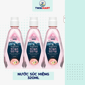 Nước súc miệng Bamboo Himalaya Pink Salt Floral Mint Hương Hoa Bạc Hà 320ml - Hàn quốc