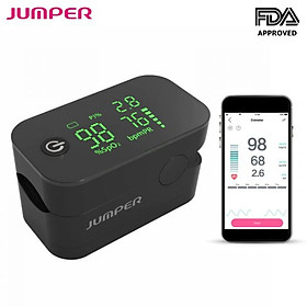 Máy đo nồng độ oxy máu và nhịp tim Jumper JPD-500G Bluetooth Hàng chính