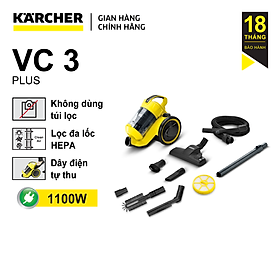 Máy Hút Bụi Karcher VC 3 Plus - Hàng chính hãng