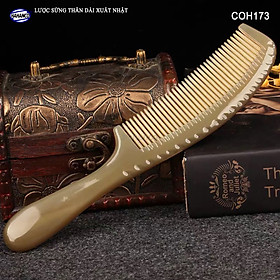 Lược sừng xuất Nhật (Size: L - 19,5cm) COH173 - Lược thân dài tiện dụng rất đẹp - ️Chăm sóc tóc