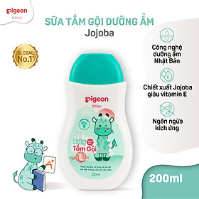 Sữa Tắm/Gội Pigeon Jojoba / Hoa Hướng Dương 200ml - Bao bì mới 2024