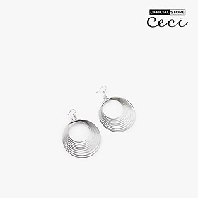 CECI - Khuyên tai nữ dáng tròn nhiều vòng thời trang CC1-02000147