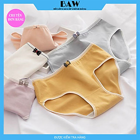 Bộ 5 Quần Chip Nữ Cotton kháng khuẩn thoáng mát thương hiệu BAW mẫu QLN09