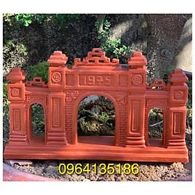 Mua Tiểu cảnh cổng tam quan h22cm gốm sứ Bát Tràng