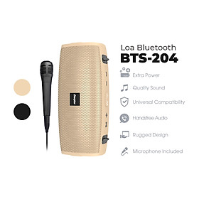 Loa Bluetooth di động Energizer BTS-204 kiêm sạc dự phòng kèm Micro Karaoke – Kết nối bluetooth 5.0, hỗ trợ FM radio, thẻ Micro SD, cổng sạc USB-A…