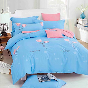 Bộ Drap Không Mền Thương Hiệu Yoona Korea- Love Swear