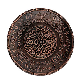 Round Tea  Kung Fu Tea Cup Coaster for Chinese Tea Ceremony Bronze