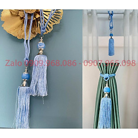 Mua Dây cột rèm cửa đẹp giá rẻ chỉ 35.000 ( MÀU XANH BIỂN )