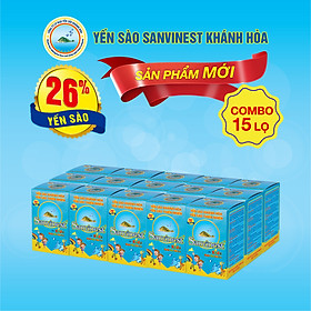 Nước Yến sào Sanvinest Khánh Hòa dành cho trẻ em lọ 62ml - S211