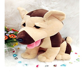 Gấu Bông CHÓ MILU LƯỠI HỒNG MỪNG CHỦ