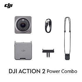 Camera hành động DJI Action 2 4K 120fps FOV siêu rộng Thiết kế từ tính linh hoạt Di động và có thể đeo Chống thấm nước Màu gốc: Power Combo