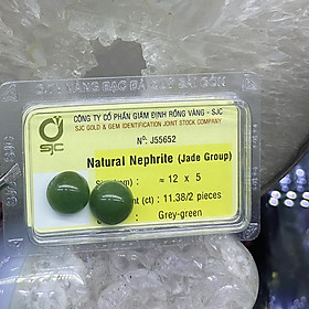Mua Cặp Đá Ngọc Bích Nephrite Phong Thuỷ Tự Nhiên Kiểm Định