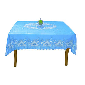 (Tặng 1 lót phần ăn) Khăn Trải Bàn PAULEE - FY 116 (135 x 180 cm), nhựa PVC dẻo, không thấm nước, dễ vệ sinh