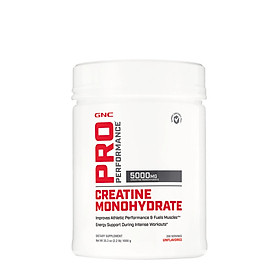 Thực Phẩm Bổ Sung GNC Pro Performance Creatine Monohydrate Unflavored 200 Khẩu Phần