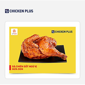 Giftpop - Chicken Plus Voucher Gà chiên sốt ngũ vị nửa con