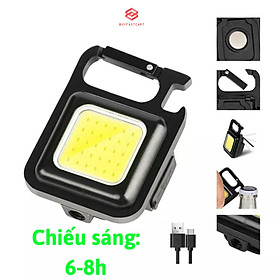 Mua Đèn pin mini móc khóa Buyfastcart Keychain Light siêu sáng 6- 8 giờ đồ chơi đa năng - Hàng chính hãng