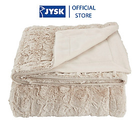 Chăn chần | JYSK Myggblom | polyester | be | R220xD240cm