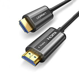 Cáp HDMI 2.0 Sợi Quang Dài 10M Hỗ Trợ 4K@60Hz HDR Cao Cấp Ugreen 50717 - Hàng chính hãng