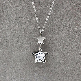 Dây chuyền nữ titan thời trang mặt hình ngôi sao thép không gỉ trangsucpt có 3 màu sắc DCNUT81