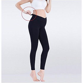 Quần legging bầu cạp chéo - Cam kết loại cao cấp