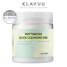 Tẩy trang dạng miếng KLAVUU Phytoncide Quick Cleansing Pad 100pads /380ml