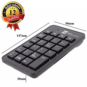 Bàn phím số rời cổng USB R8 1810 Keyboard R8-1810 USB (Phím số)