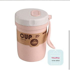 Mua Bình Lúa Mạch Mini Cao Cấp 300ML Tặng Kèm Muỗng Thương Hiệu Cup