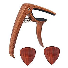 Gỗ Đàn Hương Đỏ Đàn Guitar Capo Đàn Guitar Chọn cho Guitar Cổ Điển Đàn Ukulele Phần