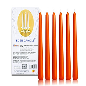 Mua Hộp 6 nến thơm taper Eden Candle FTRAMART EDC2331 25 cm (Cam bí ngô)