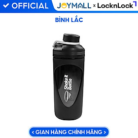 Bình lắc Lock&Lock 800ml Balance Shake It Bottle màu đen HAP949BLK - Hàng chính hãng có quai xách và thanh đo dung tích - JoyMall