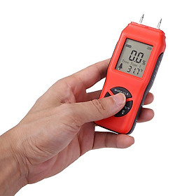 Portable Digital Wood Moisture Meter Humidity  Timber Damp Detector