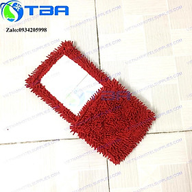 Mua Tấm lau sàn công nghiệp 45cm màu đỏ nhập khẩu cao cấp sợi microfiber siêu bền siêu thấm hút