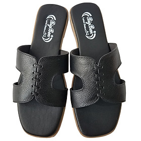 Dép Nữ Da Bò Thật BIGGBEN Cao Cấp DNQN70