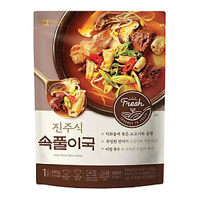 Canh thịt bò cay Jinju Hàn Quốc OURHOME - 400g