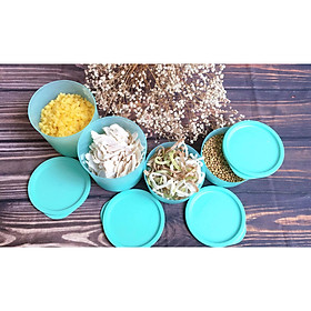 Mua BỘ 4 HỘP BQTP ROUNDSTAX TUPPERWARE