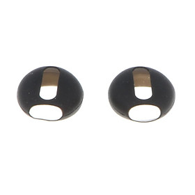 1 Pair Silicone Earbuds Ear Tips for   Black