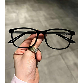 Kính thời trang unisex nam nữ dáng vuông basic gọng kim loại nhẹ