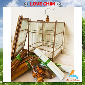 Khung lồng chim tự ráp, Khung lồng chào mào DABAMO , Lồng chim chào mào vuông nan phíp