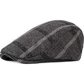 Mũ beret nam chất liệu dạ dày dặn phong cách Hàn Quốc BR029