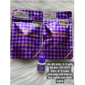 Keo nối mi crytal glue, keo nối mi tím