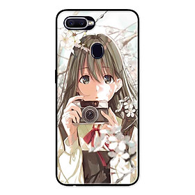 Ốp Lưng in cho Oppo A7 Mẫu Nàng Chụp Hình - Hàng Chính Hãng