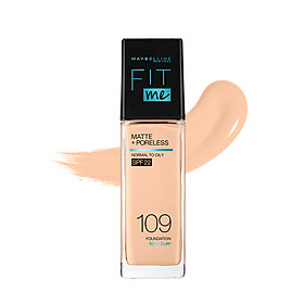 Kem Nền Mịn Nhẹ Kiềm Dầu Fit Me Maybelline New York Matte Poreless Foundation 30ml